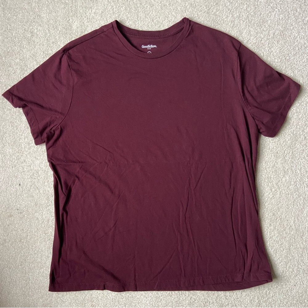 Goodfellow & Co Maroon Short Sleeve Shirt, Men’s size XL